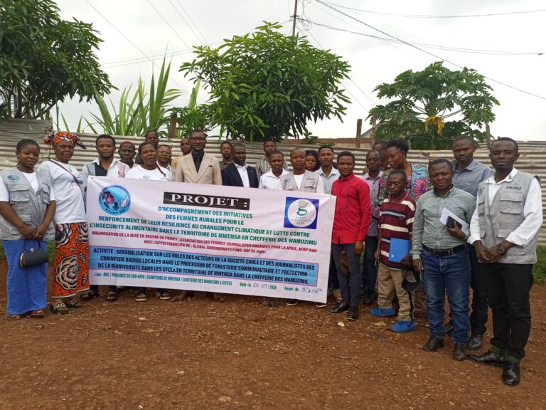 Kamituga : journalistes et société civile mobilisés pour la protection de la biodiversité à Mwenga