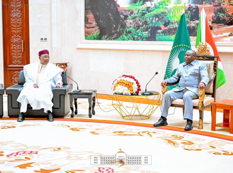 Burundi: Le Président Évariste Ndayishimiye a échangé avec Mahamadou Issoufou sur les avancées de la ZLECAF